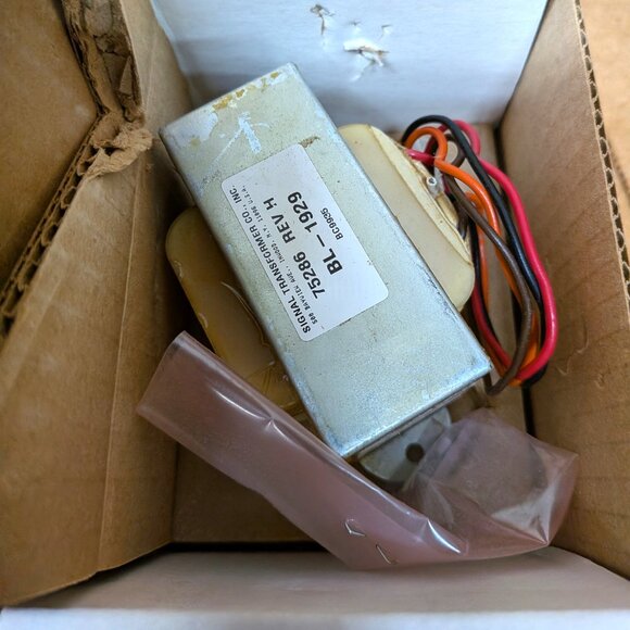 FIRELITE XRM-24 TRANSFORMER BL-1929 75286 REV H 24VAC 100VA - NEW IN BOX- UNUSED - Picture 2 of 4